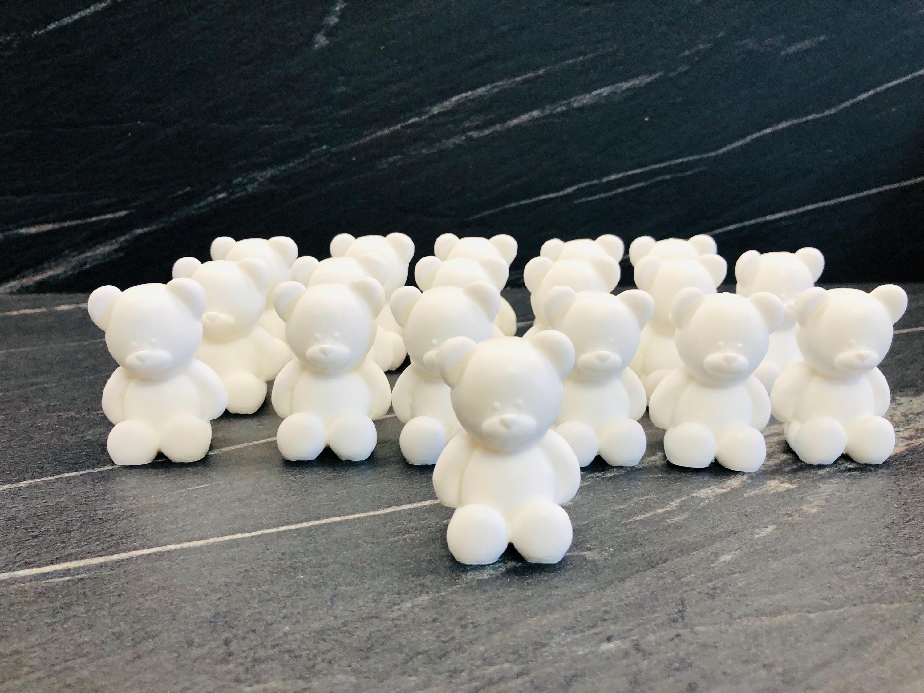 SAPONE "ORSETTO" Bianco, Inodore con sacchetto trasparente e tag personalizzato