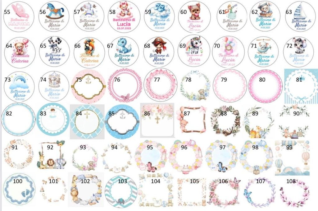 SOAP Animals with clear bag and personalized tag