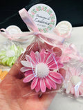 "SHADED DAISY" SOAP with transparent bag and personalized tag