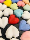 MINI SAVON PERSONNALISÉ EN FORME DE CŒUR, SANS EMBALLAGE