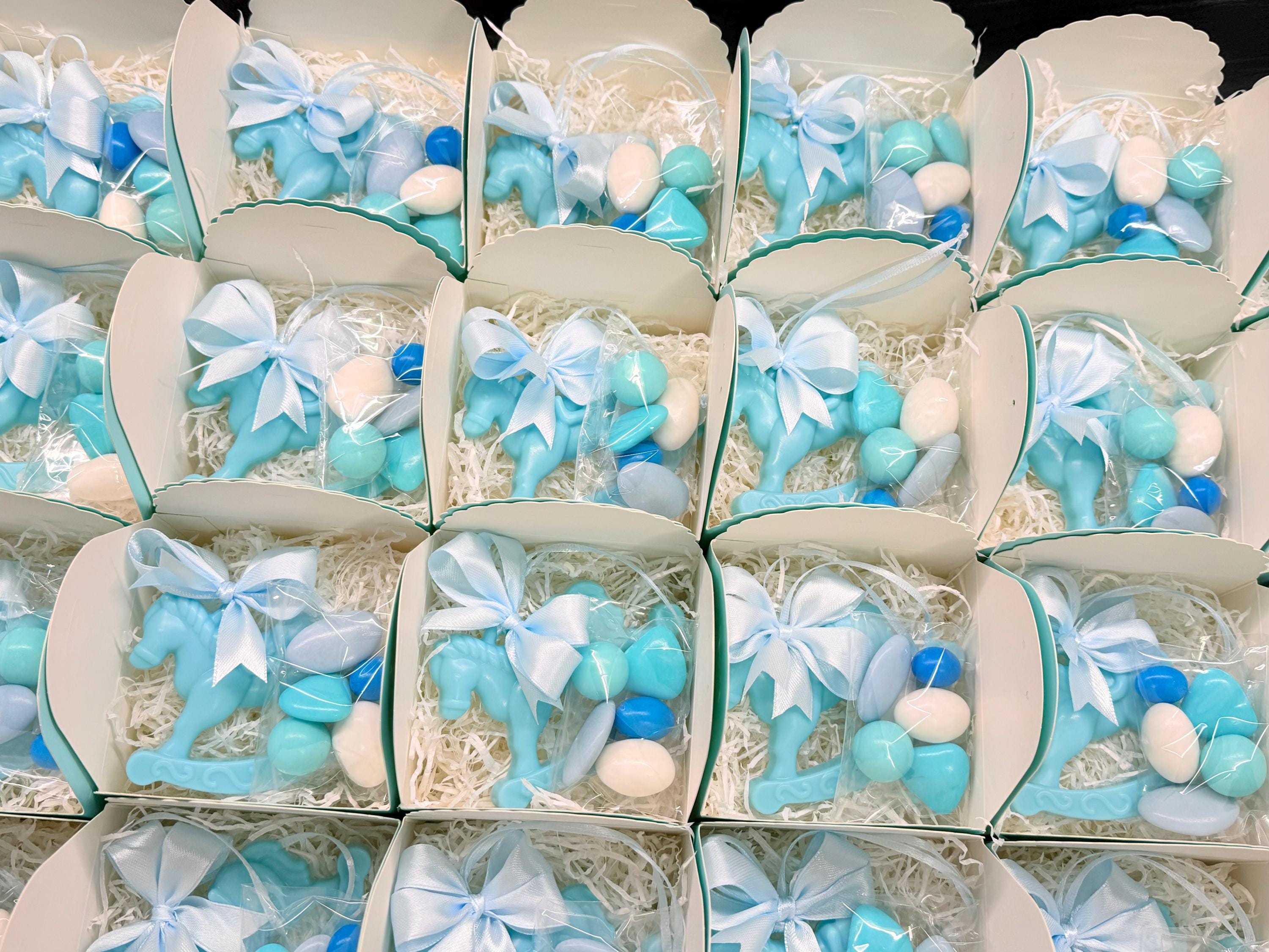 BONBONNIÈRES SAVON personnalisées Cheval à bascule /bonbonnières baptême/baby shower/naissance bébés/anniversaire enfants/Cheval à bascule/dragées