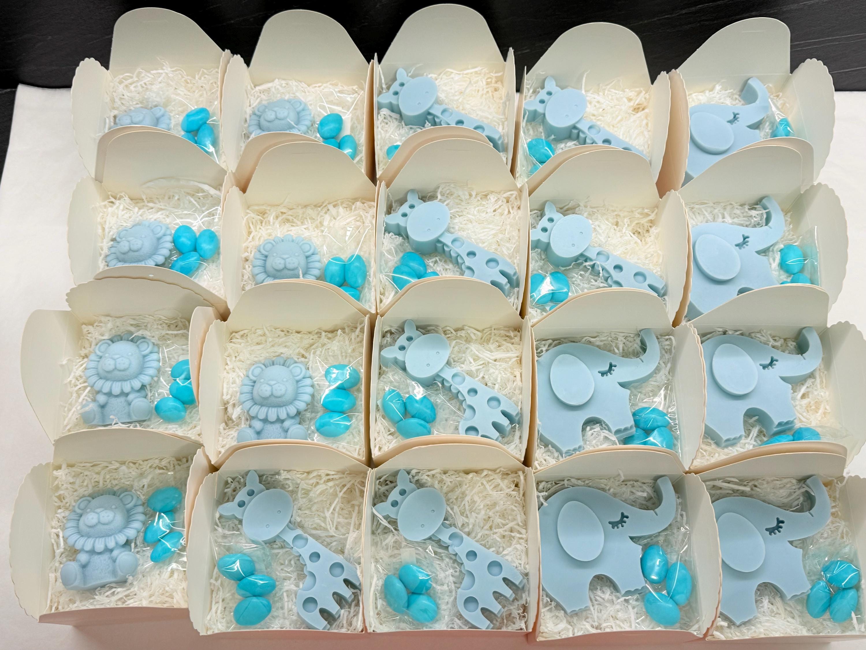 MIX SAPONE "SAFARI" con scatola, confetti e tag personalizzato