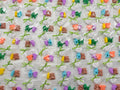 Lot de mini-savons "Naissance" avec sachet transparent et étiquette personnalisée