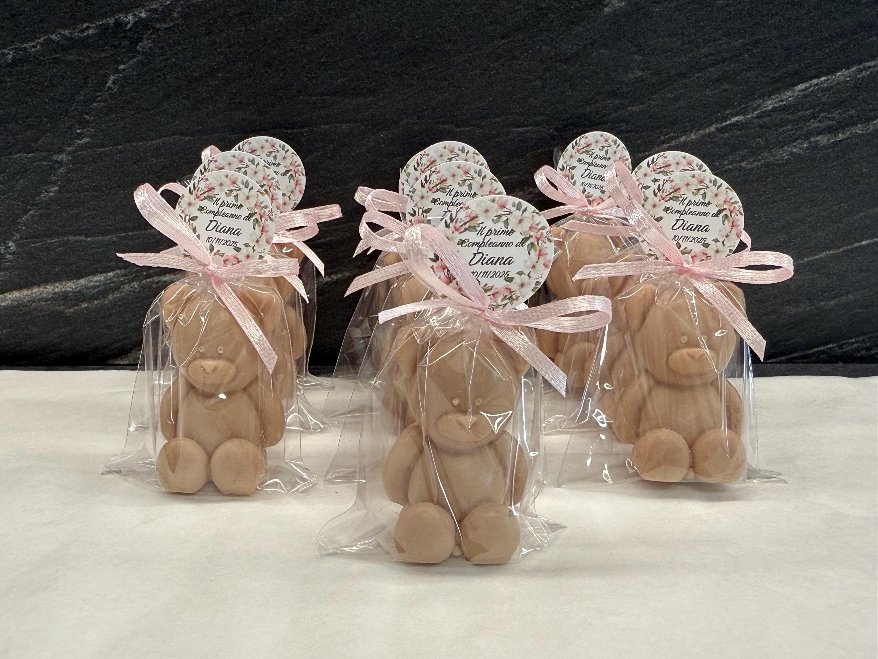 "ORSETTO" SOAP customized with transparent bag and personalized tag