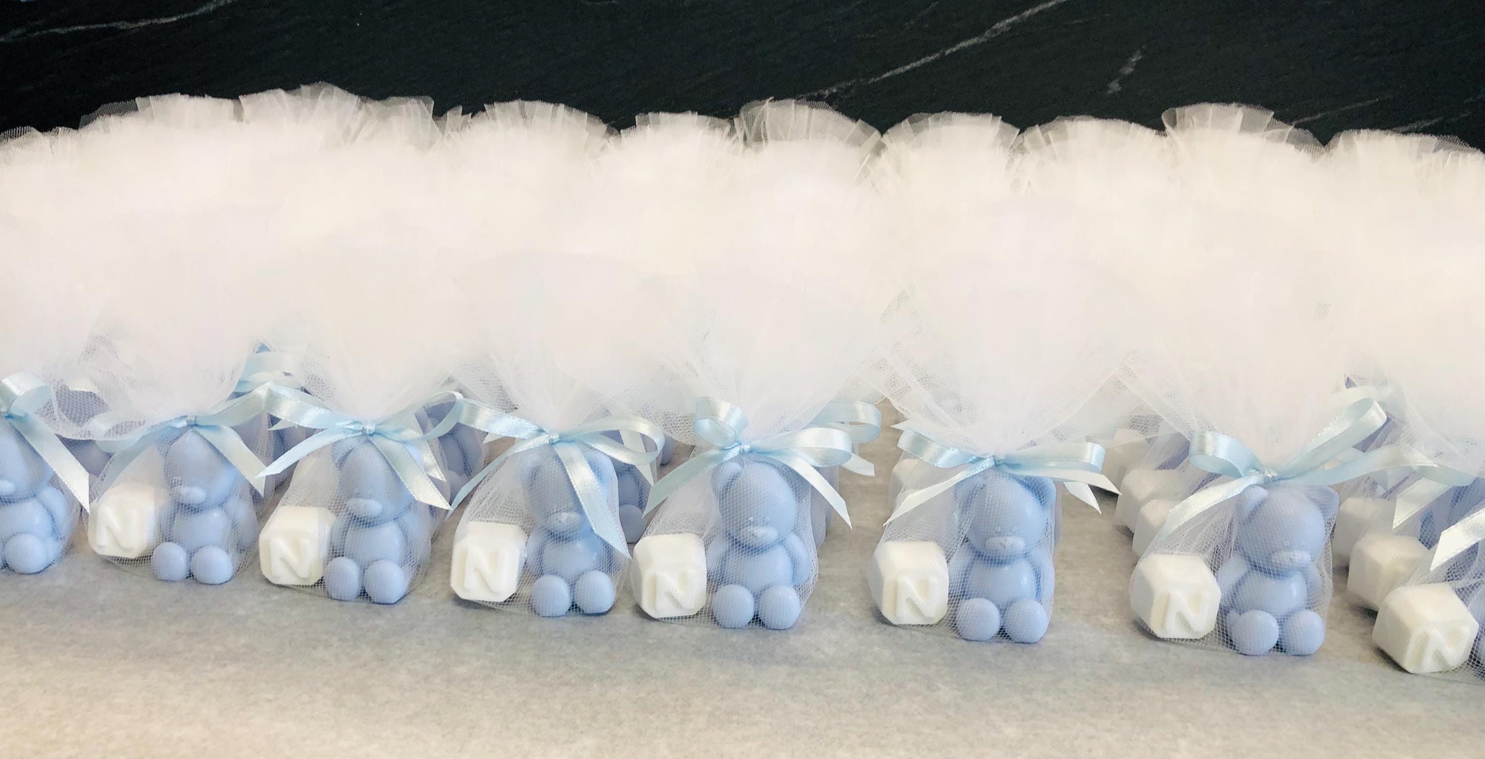 SAPONE "ORSETTO+ LETTERA" con Tulle e tag personalizzato