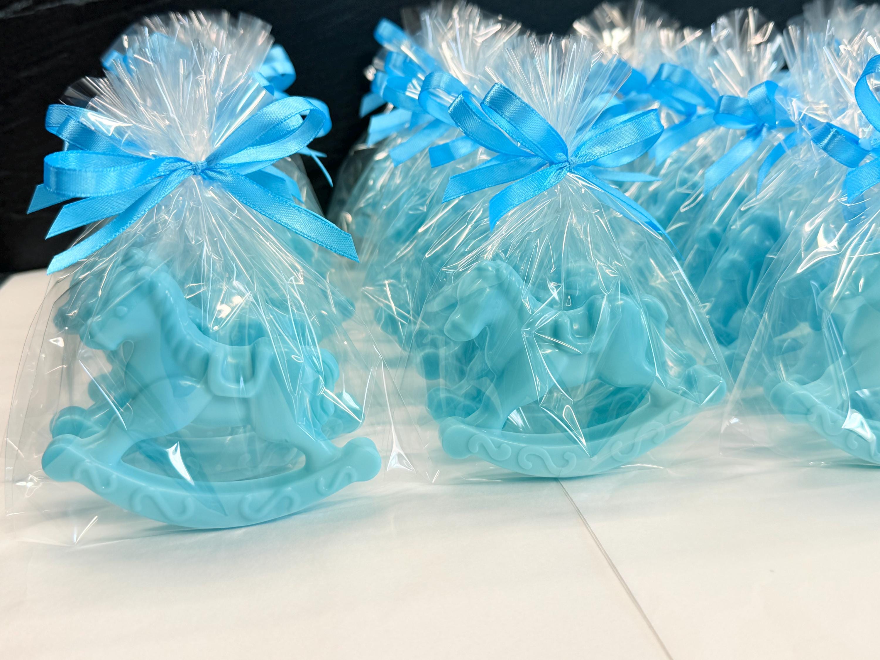 SAPONE "CAVALLO a DONDOLO" con sacchetto trasparente e tag personalizzato