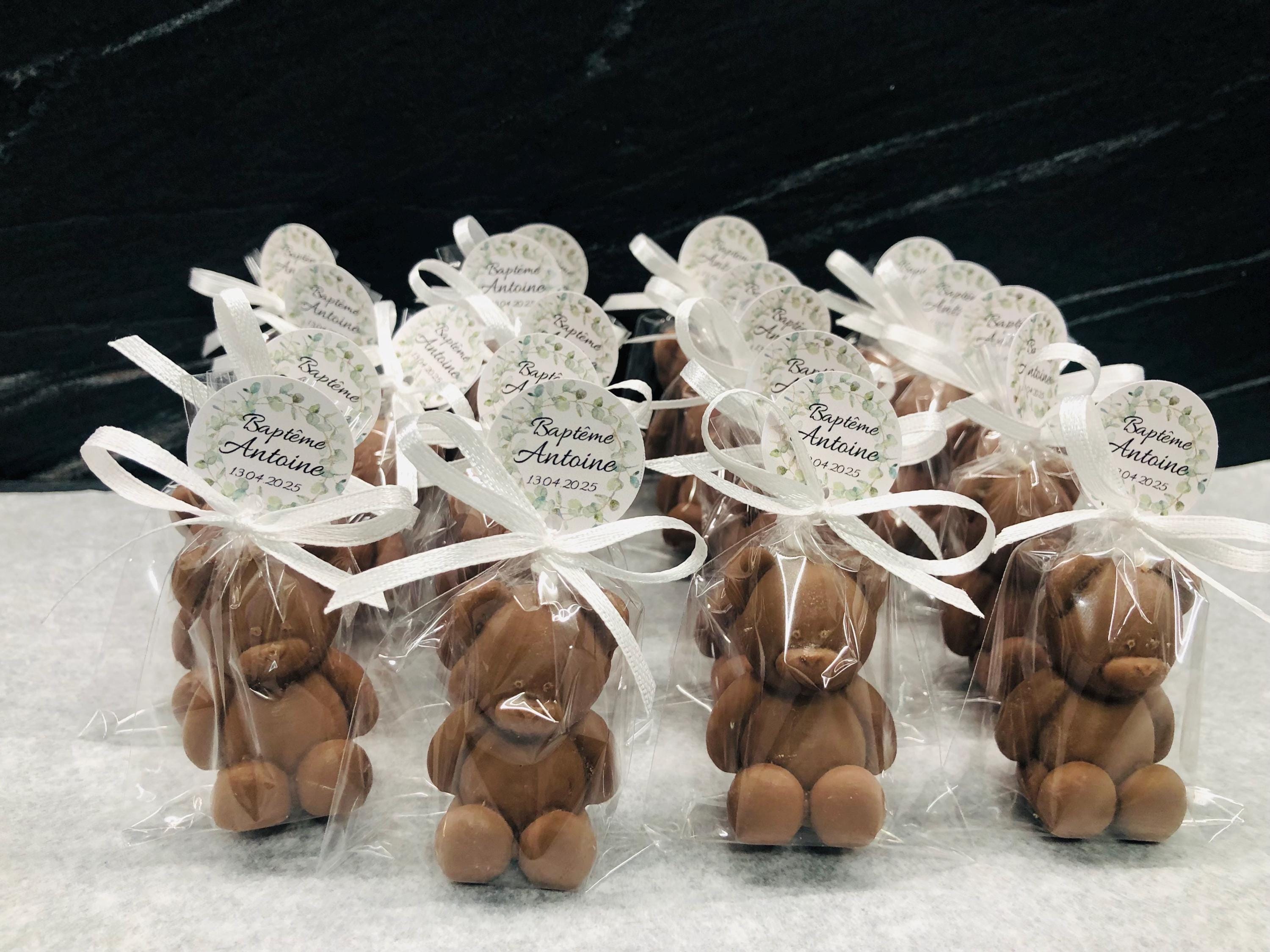 "BEAR" SCENTLESS CANDLES with clear bag
