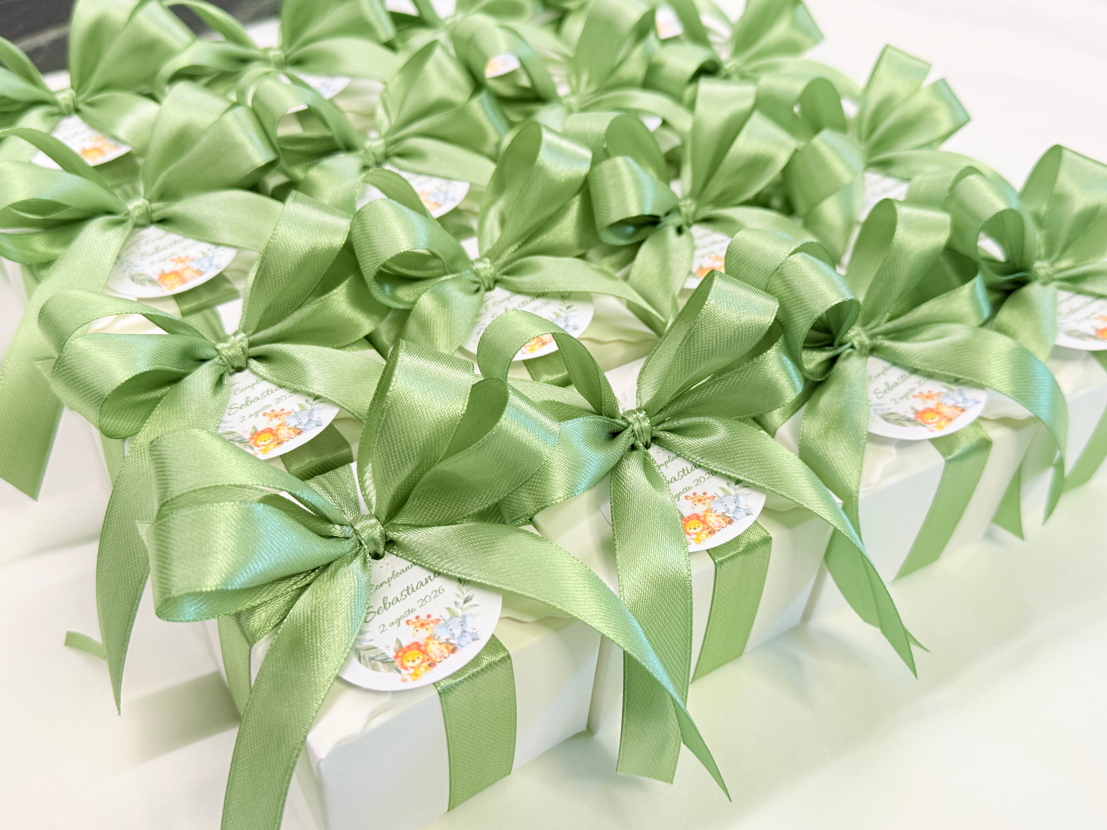 SAPONE "LEONCINO" PERSONALIZZATO con scatola, confetti e tag personalizzato