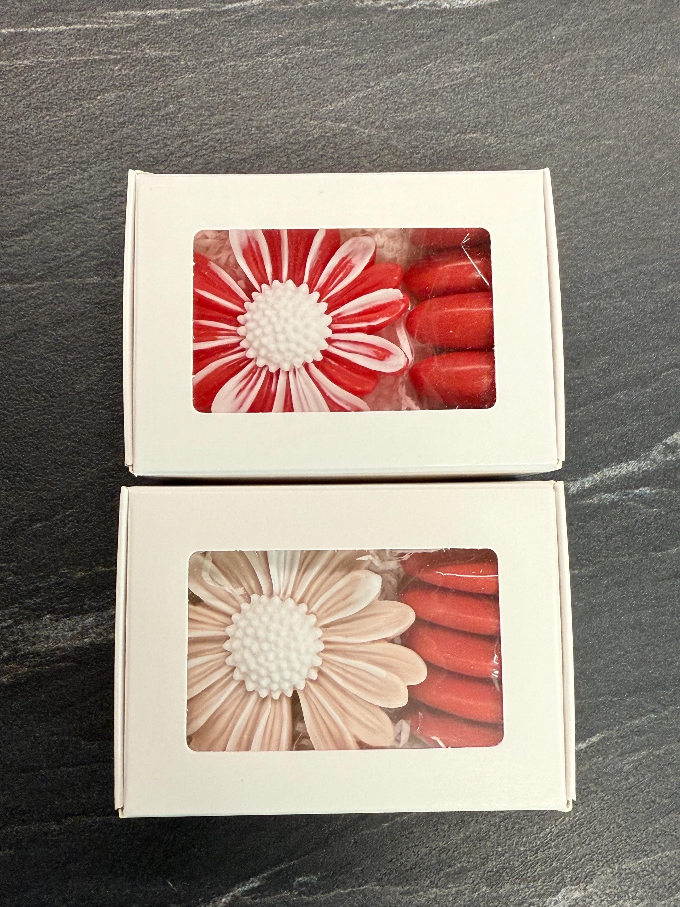 SAVON MARGHERITA avec boîte et dragées/bonbonnières de Remise de diplôme/docteur/personnalisé