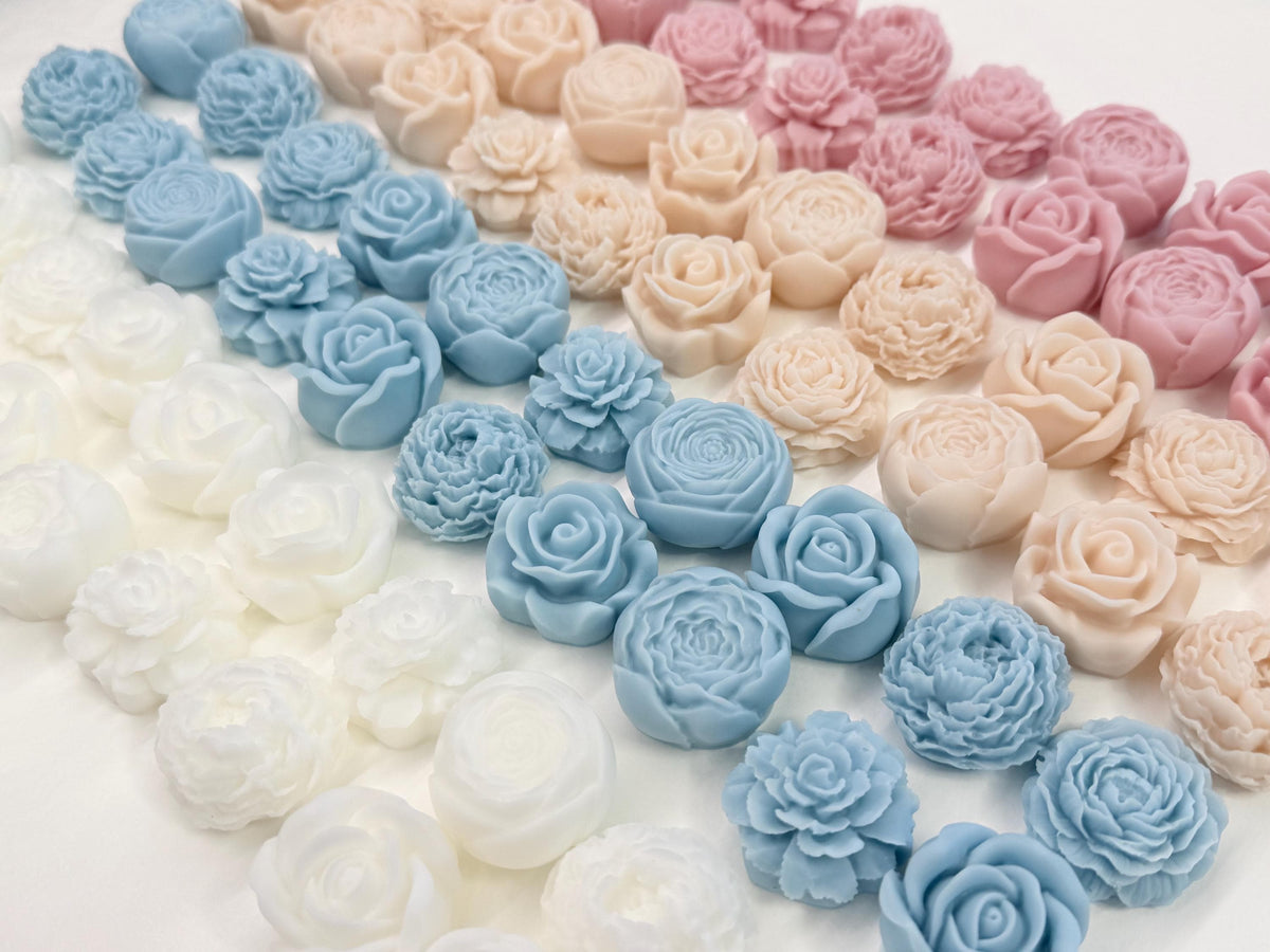 SAPONE MIX "PICCOLI FIORI" PERSONALIZZATI SENZA CONFEZIONE