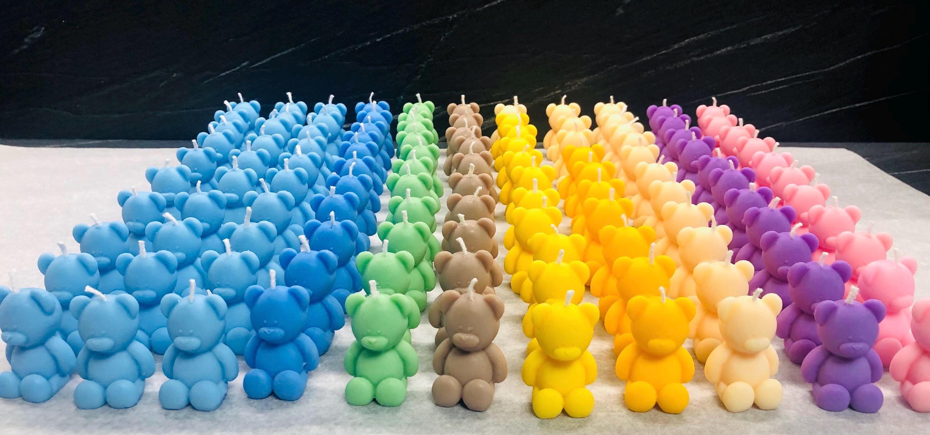 "TEDDY BEAR" ODORLESS personalized CANDLE