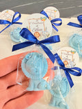 SAVON "TORTUE" avec sachet transparent et étiquette personnalisée