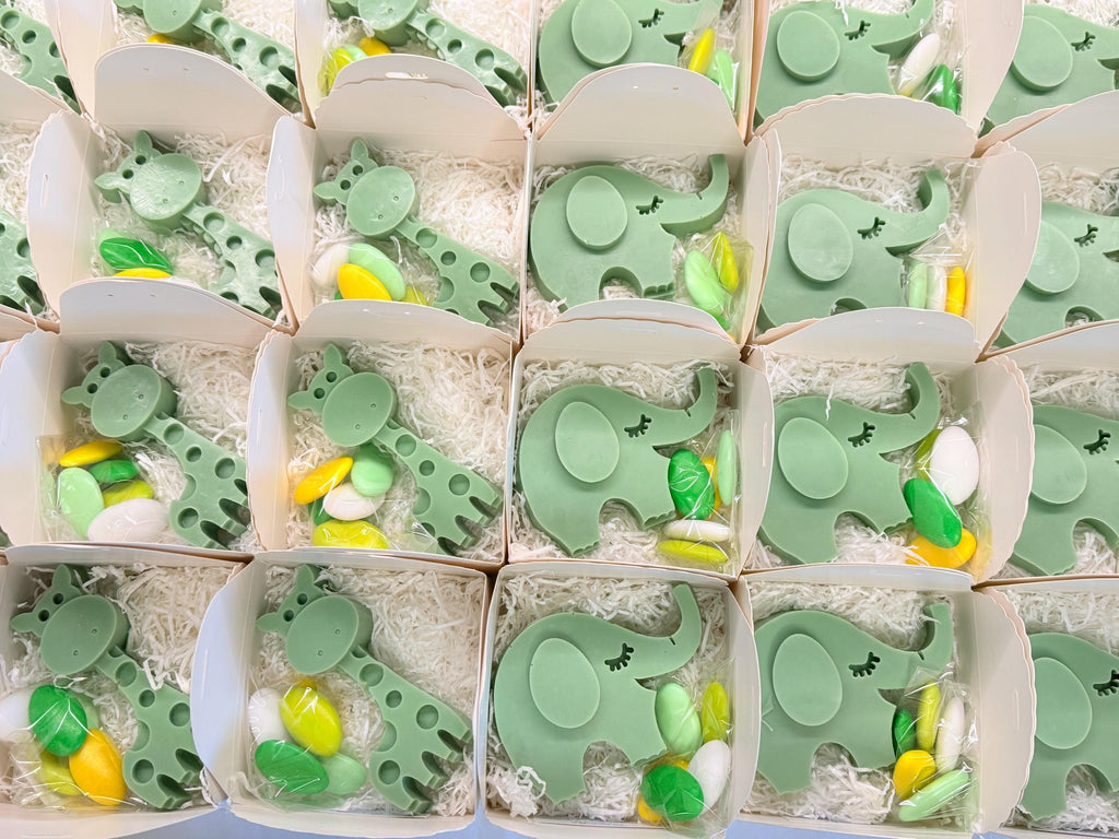 "SAFARI" SOAP MIX with box, confetti, and custom tag