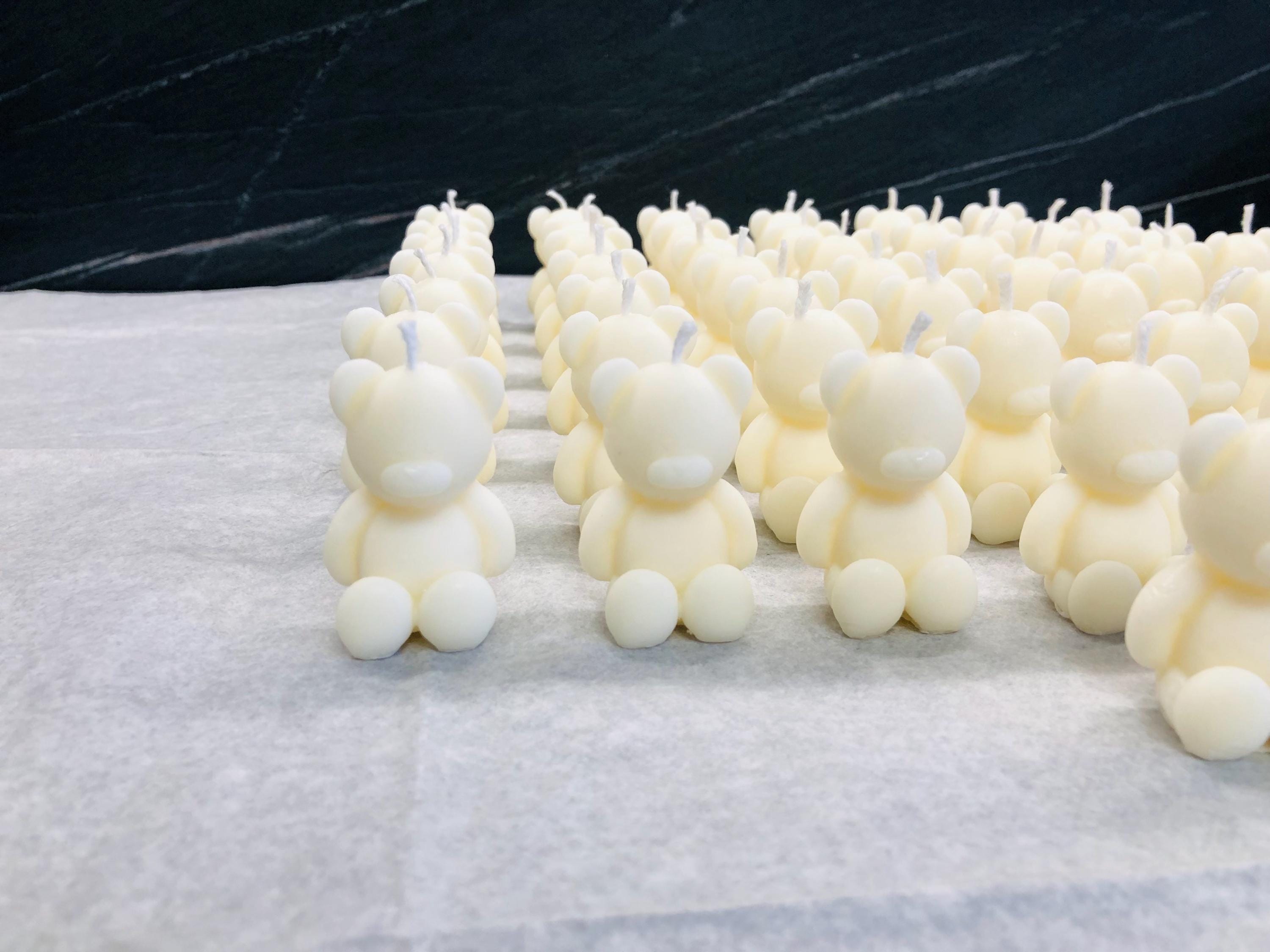 "TEDDY BEAR" Candle, White, Odorless
