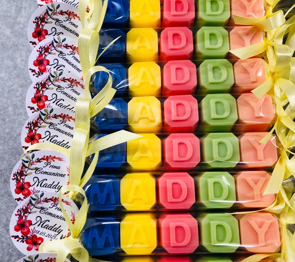 SAPONE-BOMBONIERA "NOME" PERSONALIZZABILE