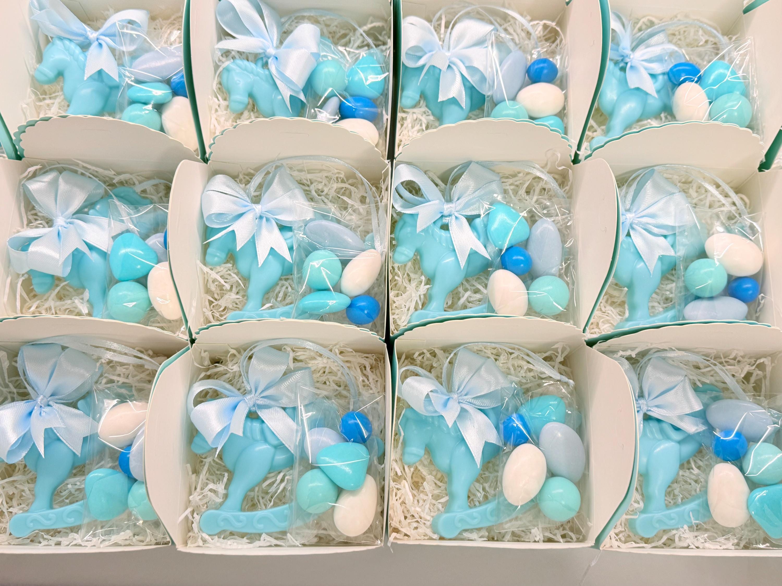 BONBONNIÈRES SAVON personnalisées Cheval à bascule /bonbonnières baptême/baby shower/naissance bébés/anniversaire enfants/Cheval à bascule/dragées