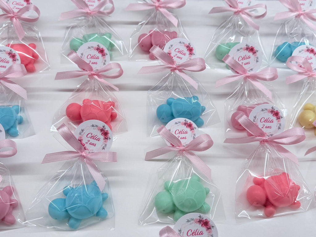 "TURTLE" SOAP with clear bag and custom tag