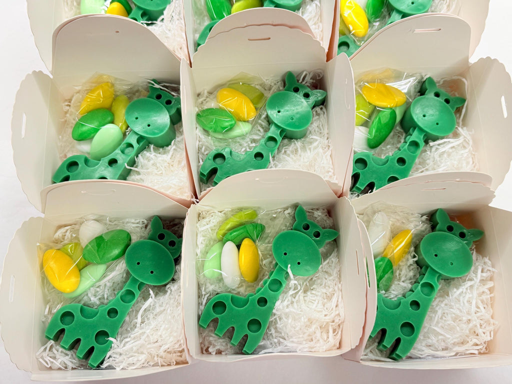 "GIRAFFE" SOAP with box, confetti, and personalized tag