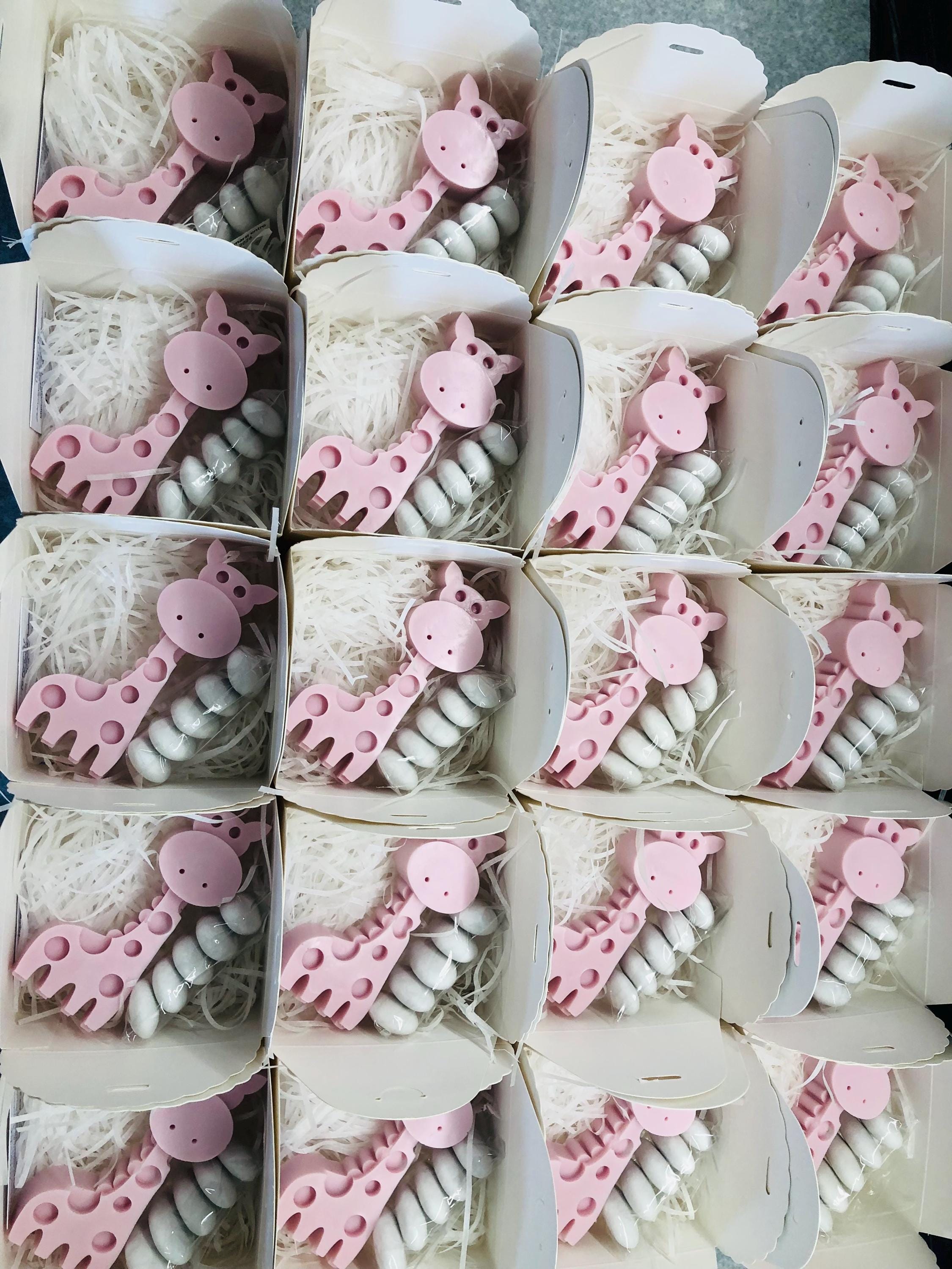 "GIRAFFE" SOAP with box, confetti, and personalized tag