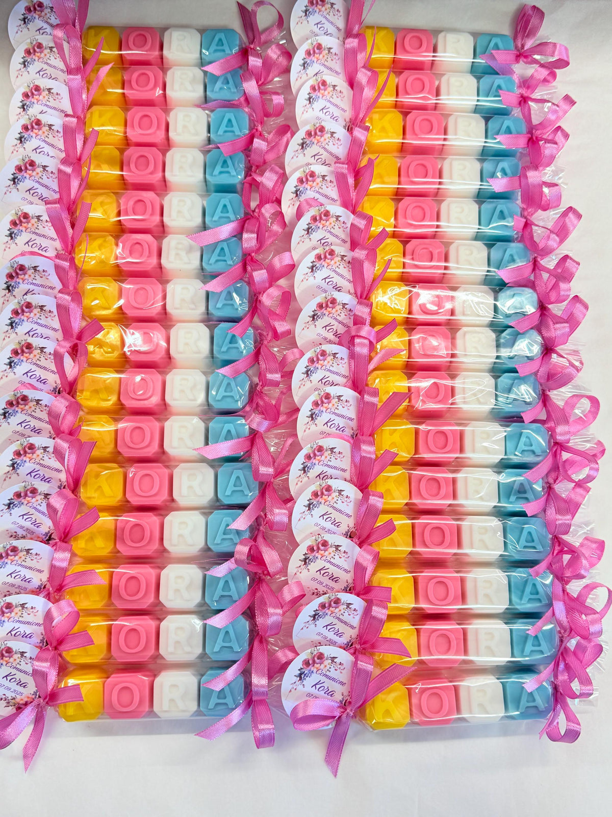 SAPONE-BOMBONIERA "NOME" PERSONALIZZABILE