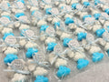 "2 NUVOLETTE" SOAP with transparent bag, 5 heart-shaped confetti, and personalized tag