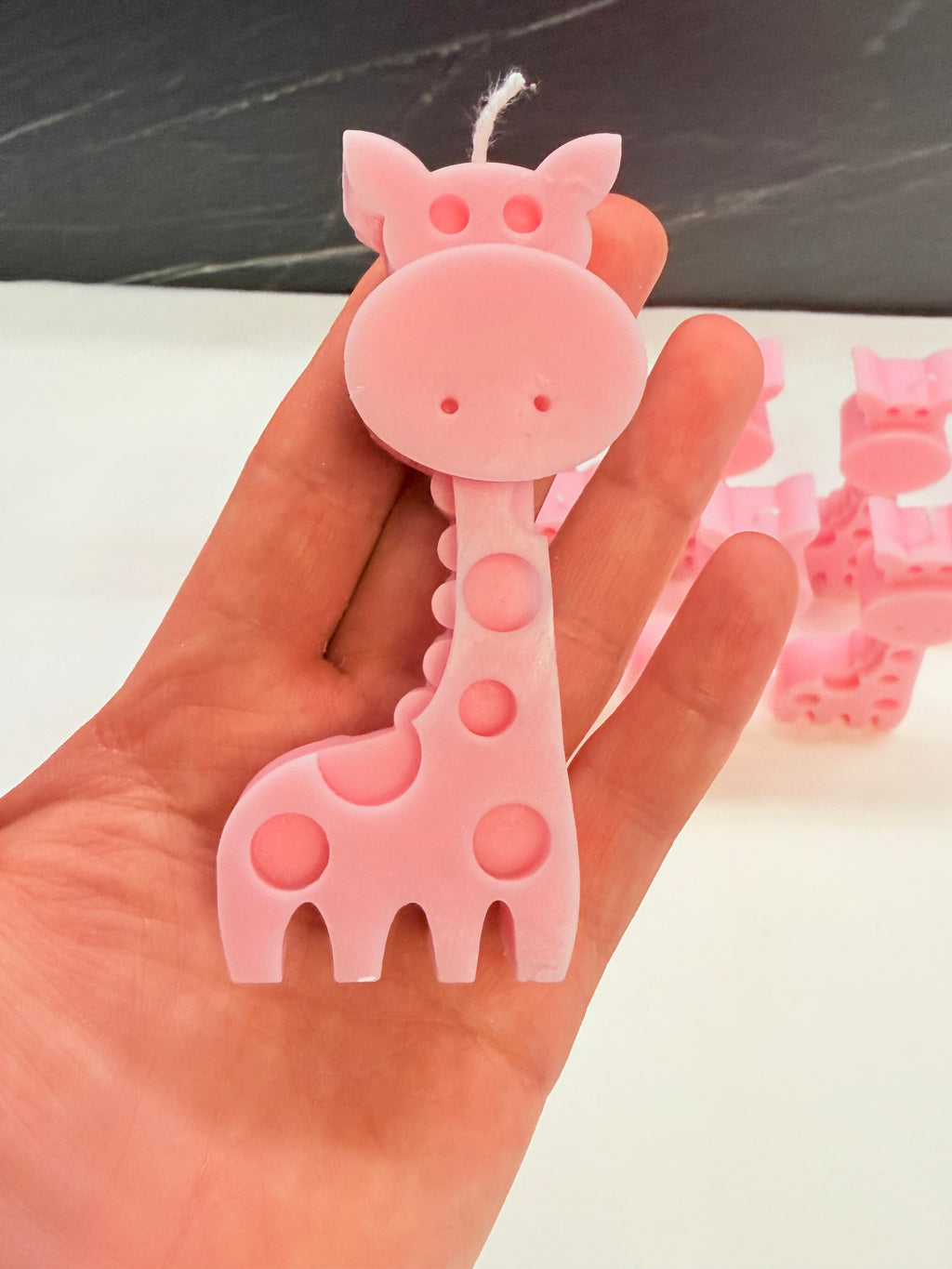 CANDELA "GIRAFFA" PROFUMATA, senza confezione