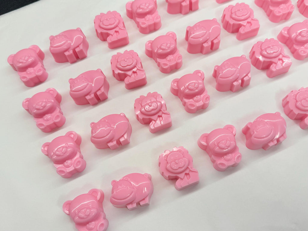 SOAP Animals with clear bag and personalized tag