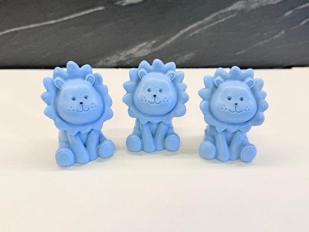 SAPONE "LEONCINO 3D" con Scatola, Confetti e Tag Personalizzato