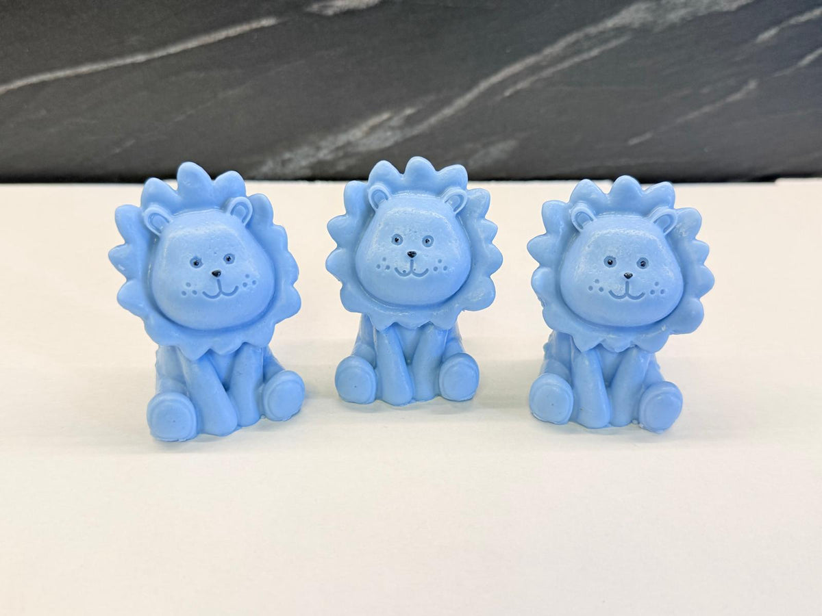 SAPONE "LEONCINO 3D" con Scatola, Confetti e Tag Personalizzato