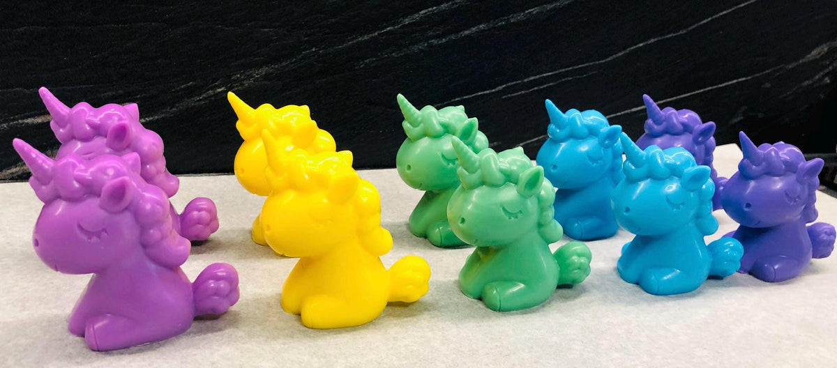 SAPONE "UNICORNO" con sacchetto trasparente e tag personalizzato