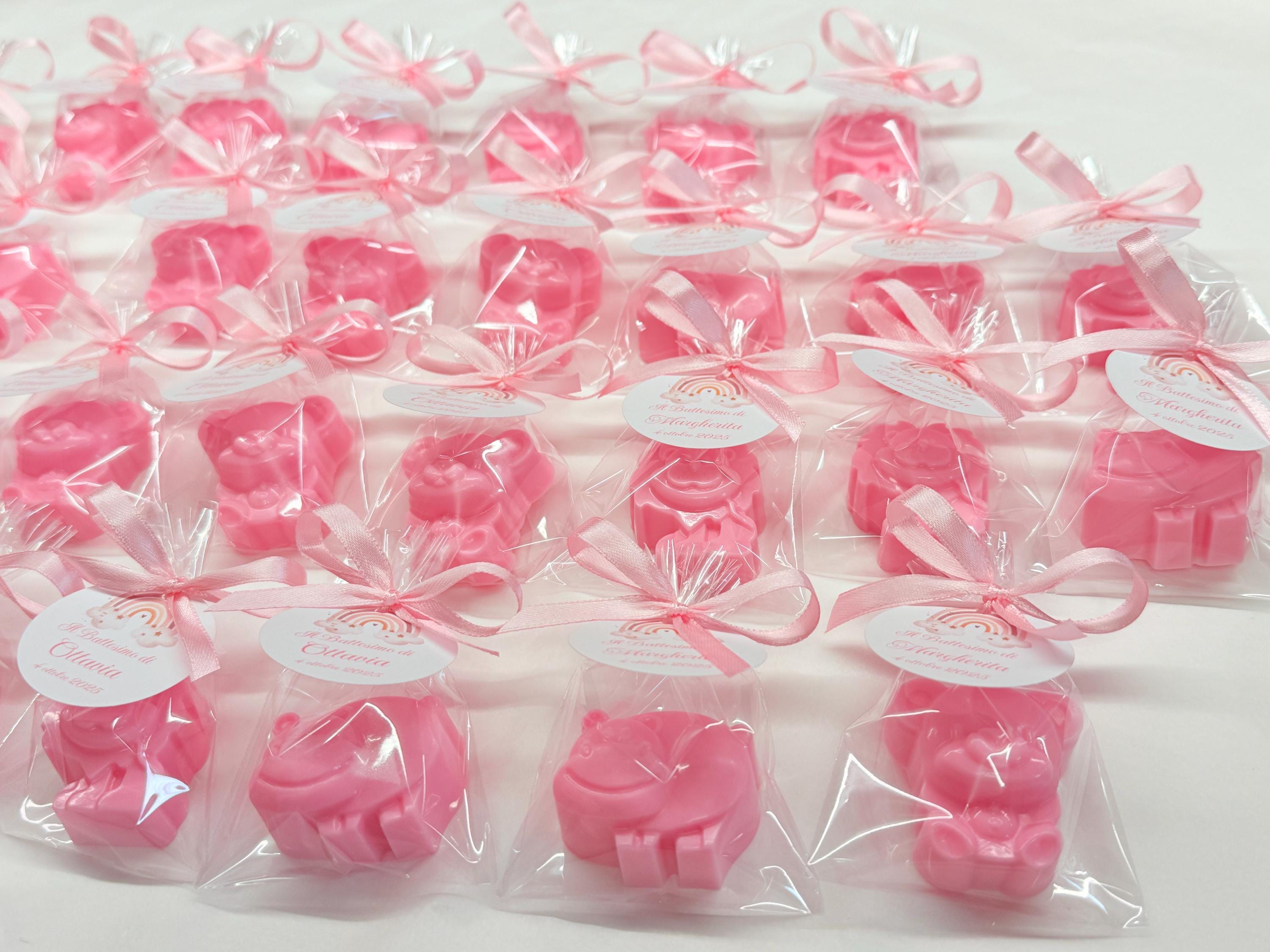 SOAP Animals with clear bag and personalized tag