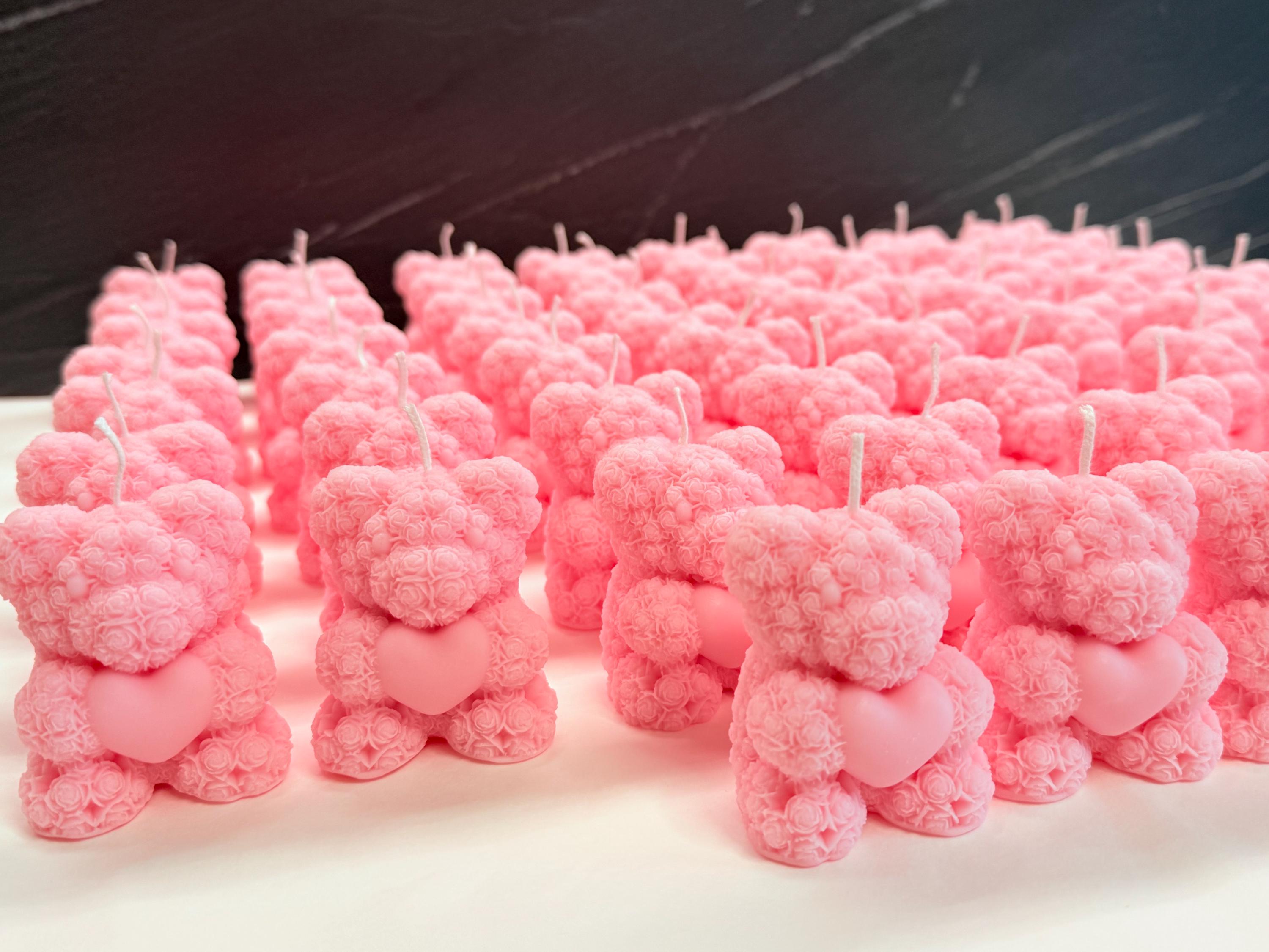 Personalized "Teddy Bear" Odorless Candle