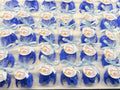 Bomboniera sapone elefantino con sacchetto trasparente e tag personalizzato battesimo nascita baby shower TatiArt