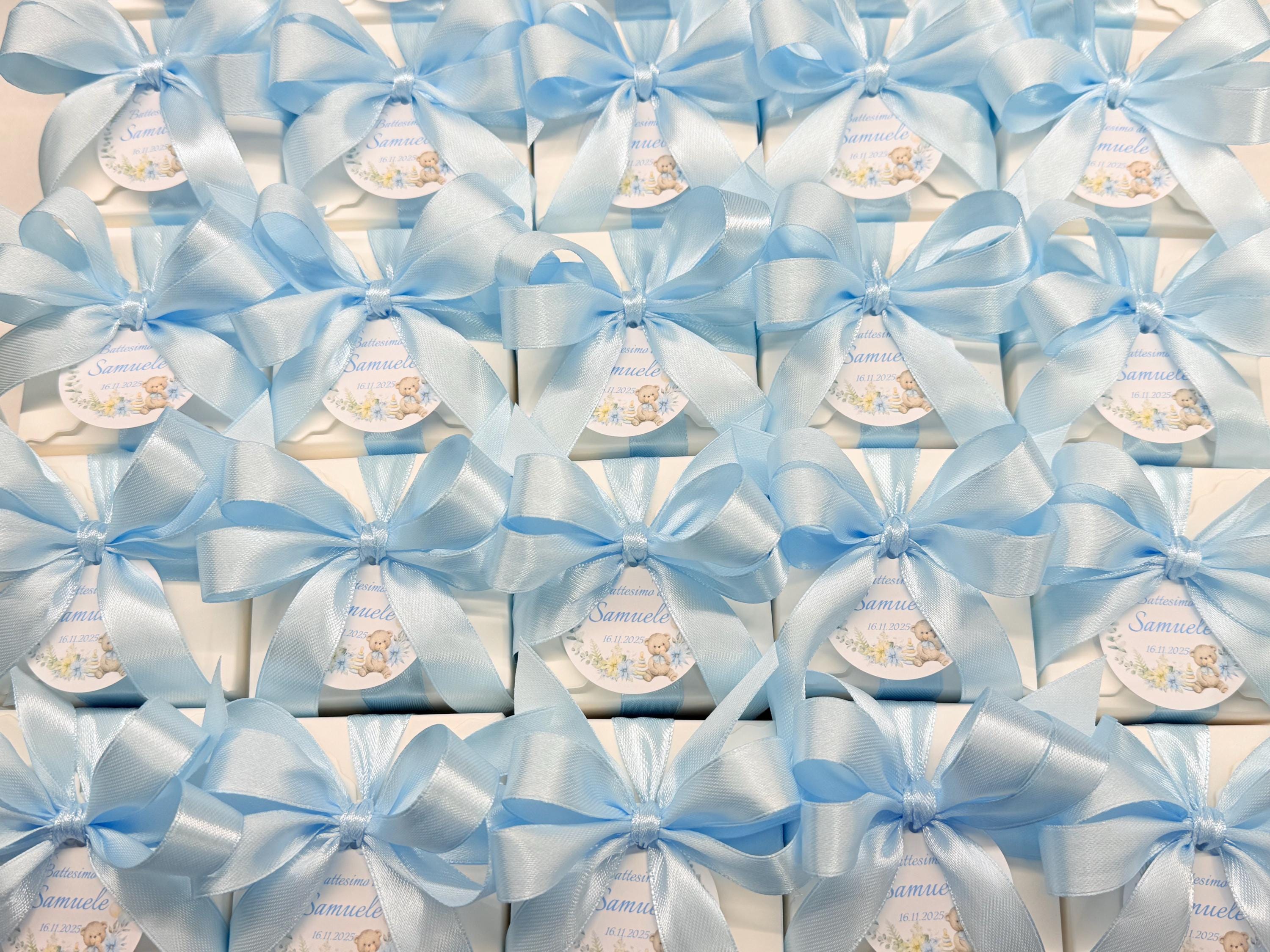 Mixed Dinosaur Soap + Letter" with box, sugared almonds, and personalized tag
