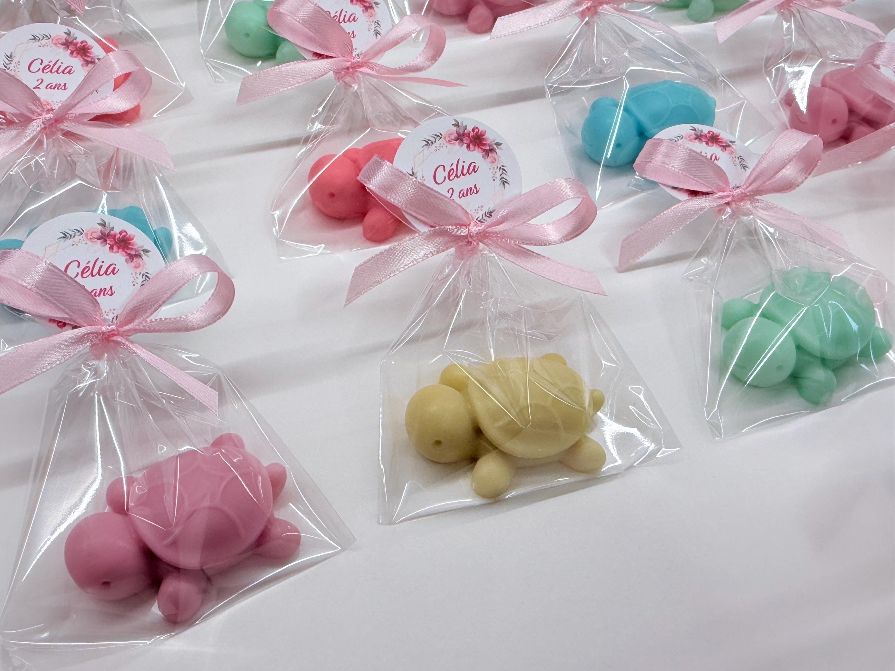 "TURTLE" SOAP with clear bag and custom tag