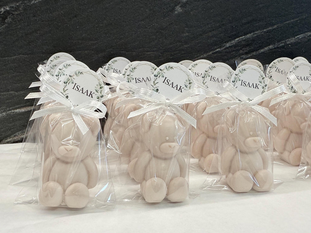 "ORSETTO" SOAP customized with transparent bag and personalized tag