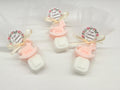 MINI SOAP "ROCKING HORSE + LETTER" with tulle and personalized tag