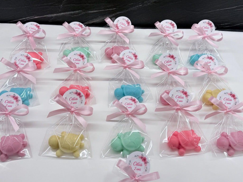 "TURTLE" SOAP with clear bag and custom tag