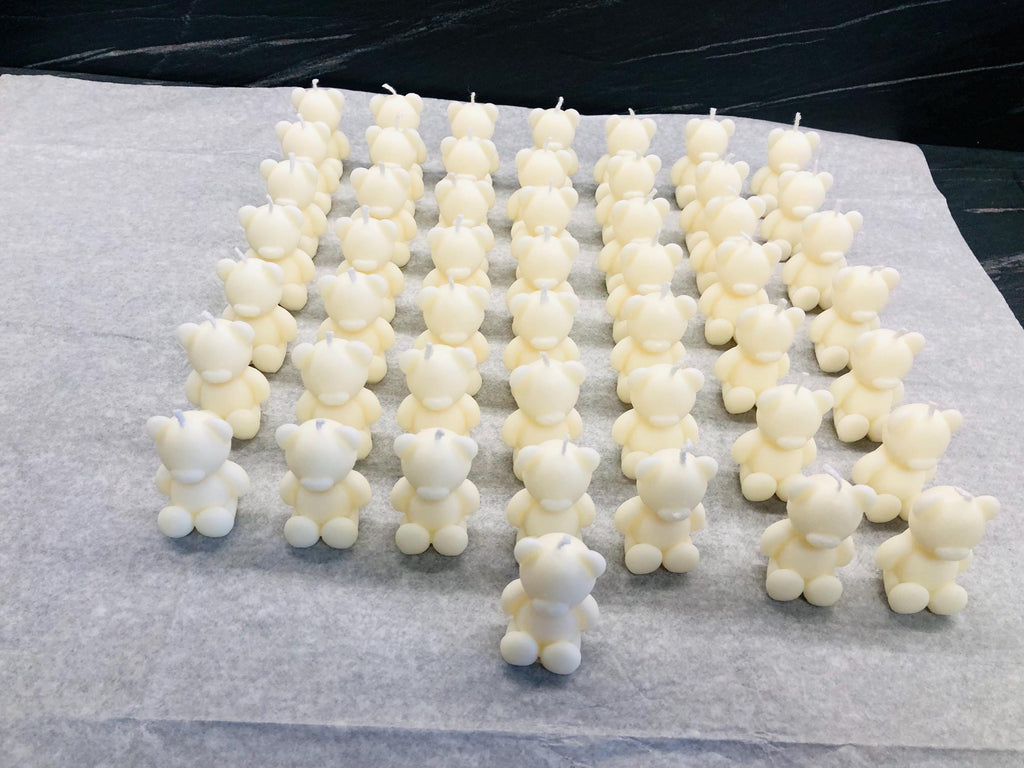 "TEDDY BEAR" Candle, White, Odorless