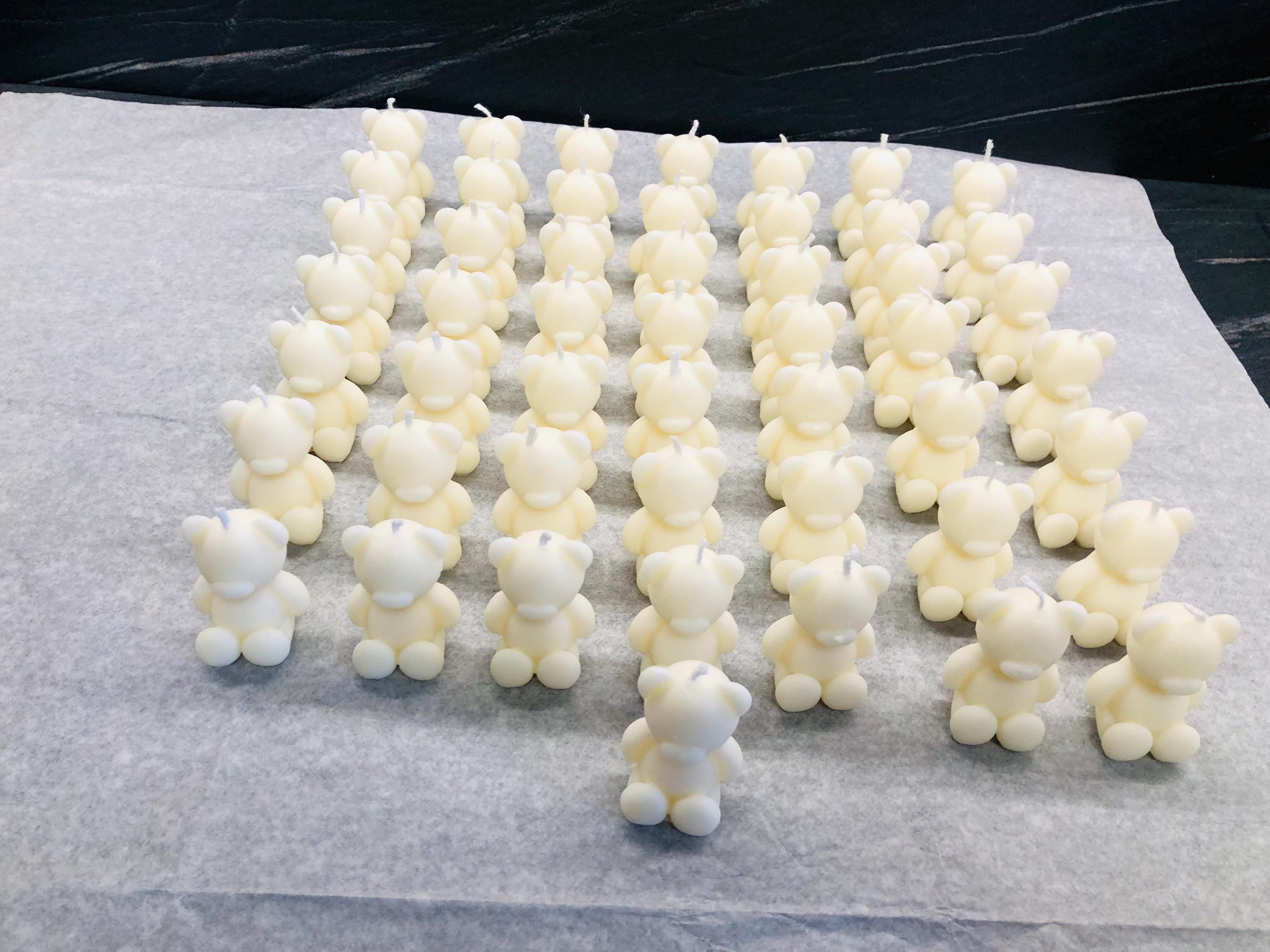 "TEDDY BEAR" Candle, White, Odorless