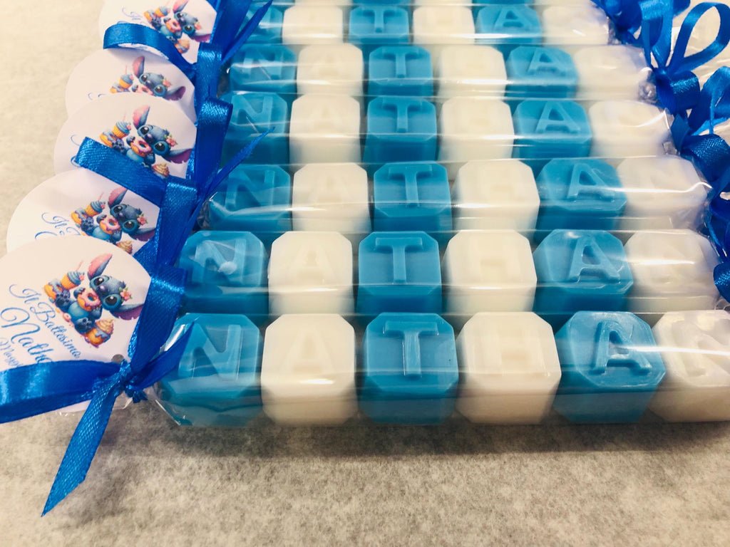 SAPONE-BOMBONIERA "NOME" PERSONALIZZABILE