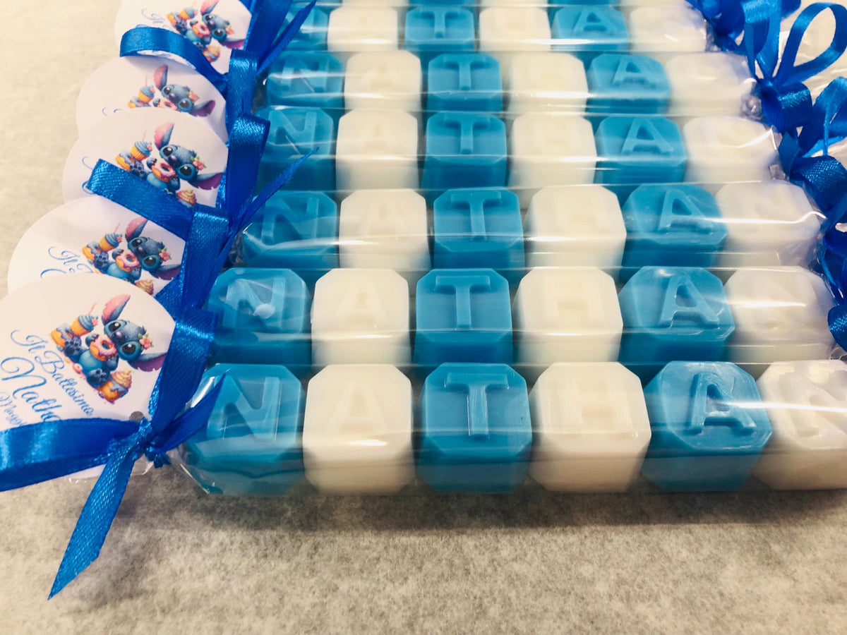 SAPONE-BOMBONIERA "NOME" PERSONALIZZABILE