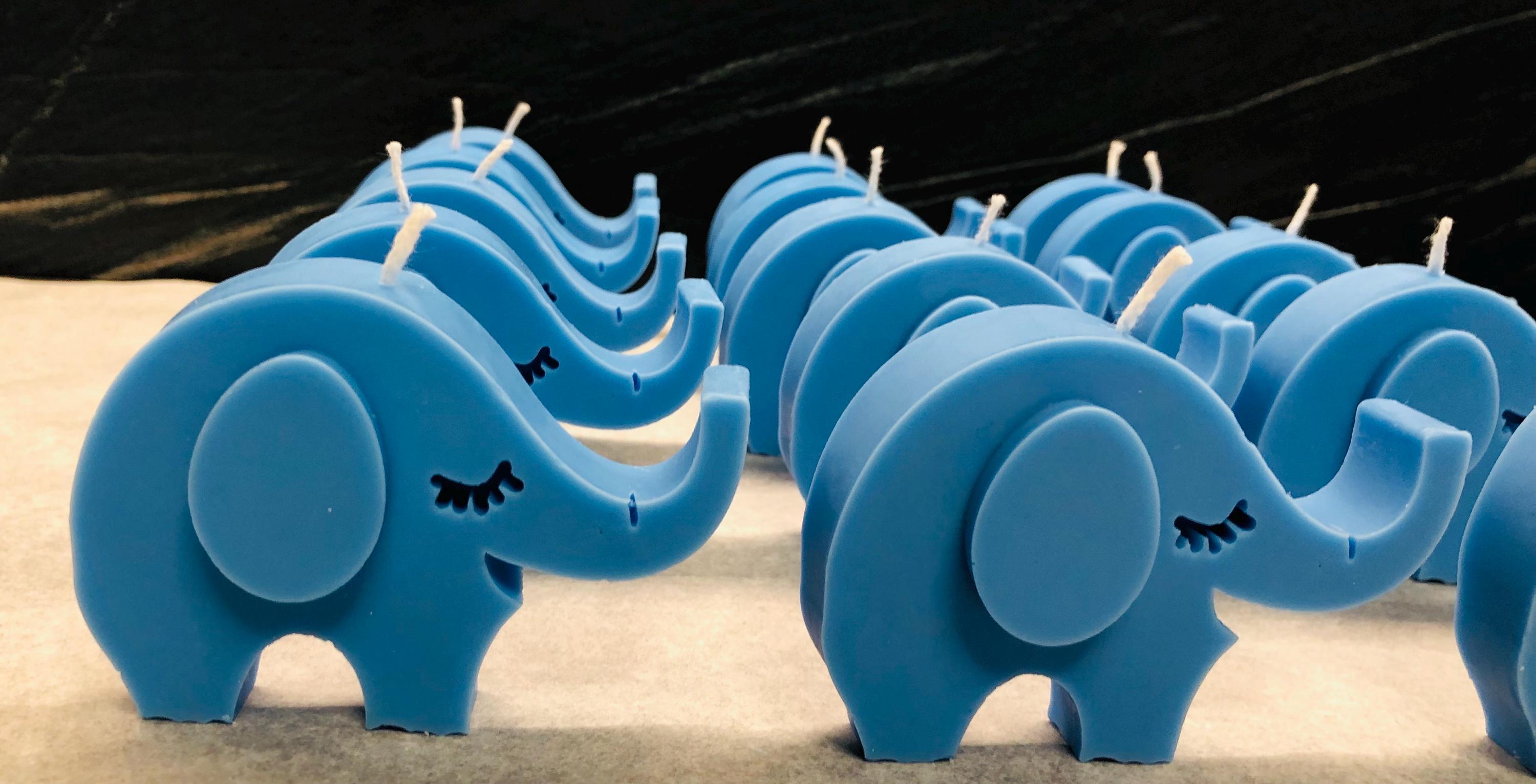 CANDELA "ELEFANTE" INODORE, senza confezione
