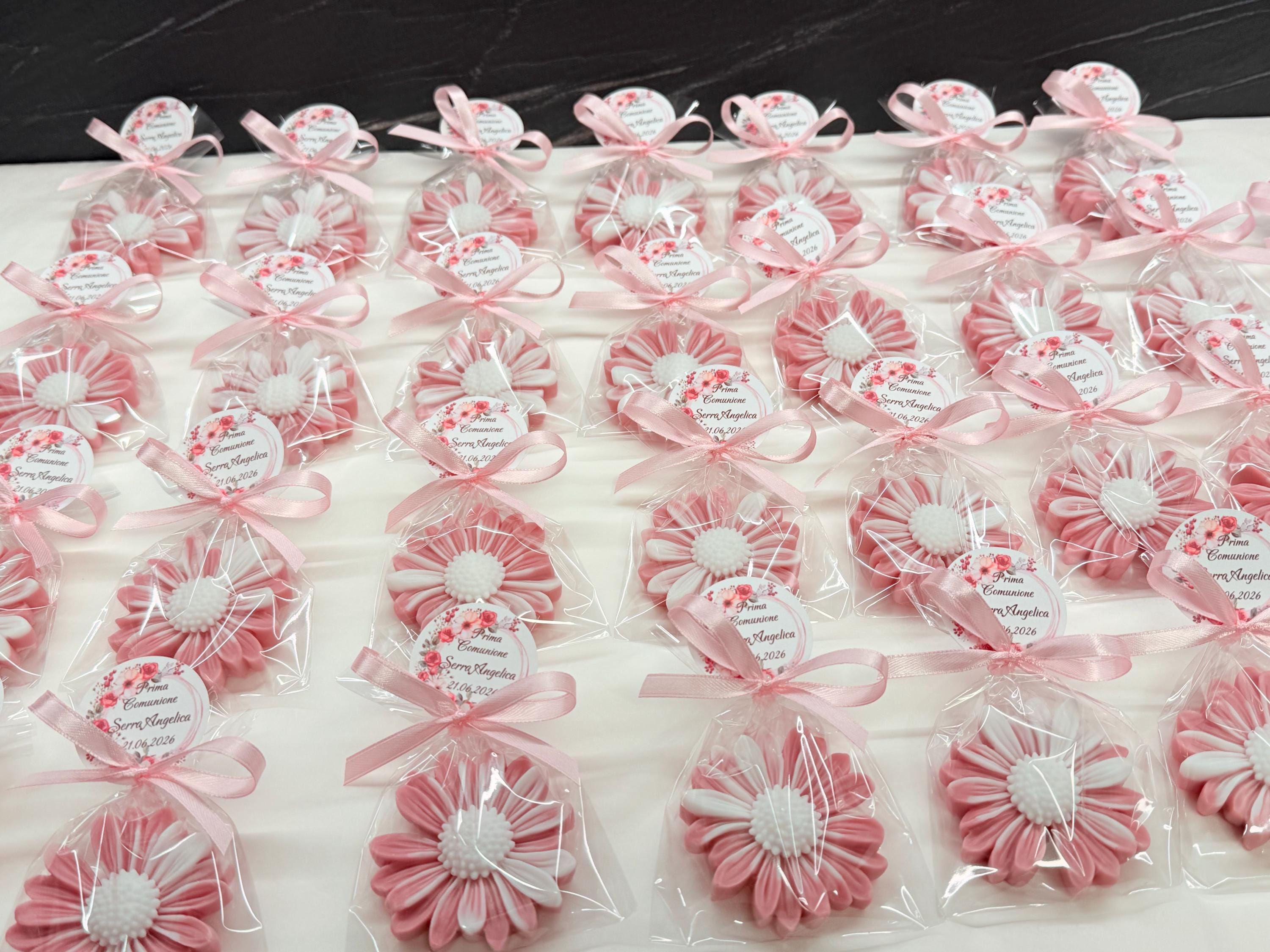 "SHADED DAISY" SOAP with transparent bag and personalized tag