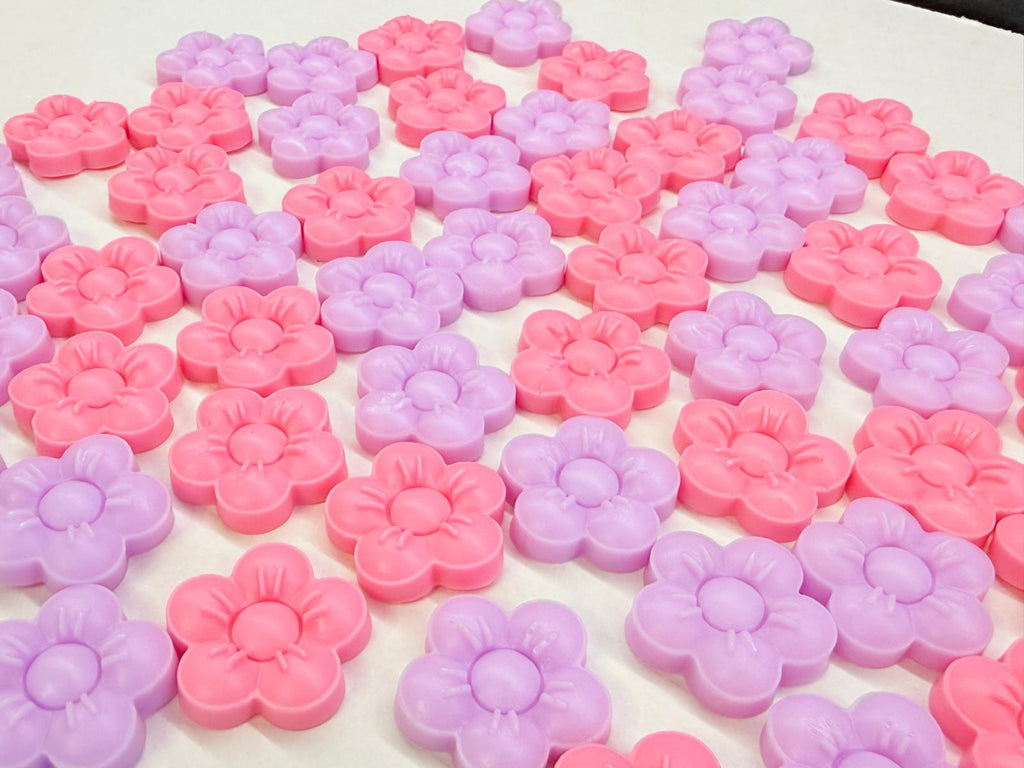 Mini sapone fiorellino sfuso in vari colori e fragranze – bomboniera per battesimo e comunione